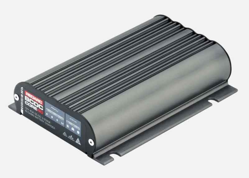 Redarc BCDC Core40 In-Cabin 12V 40A DC Battery Charger designed for efficient power management