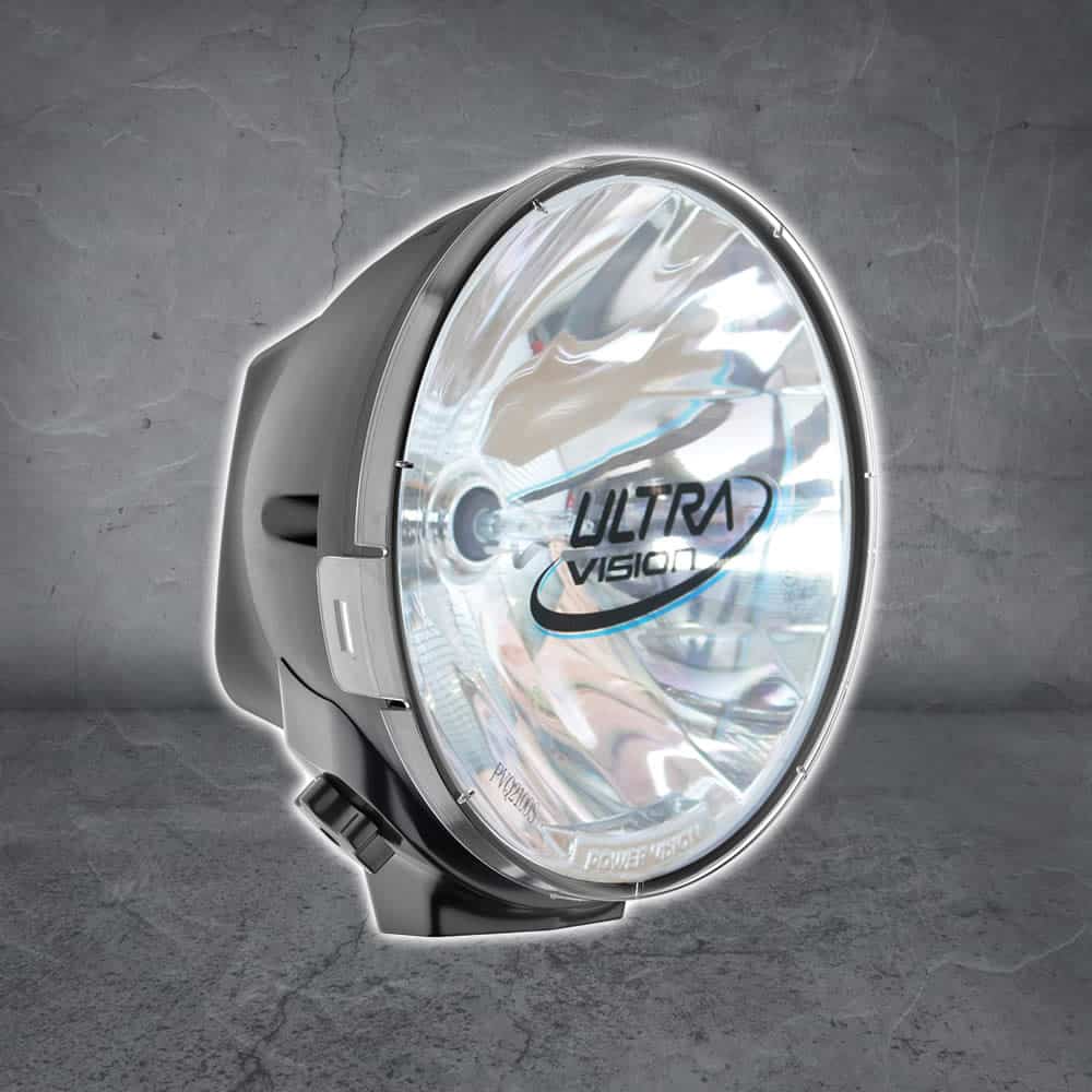 Ultra Vision QUATTRO Elite HID Driving Light with high-performance reflector for enhanced visibility