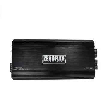 ZEROFLEX TEAM-12K Mono Amplifier black compact design with cooling fins and branded logo